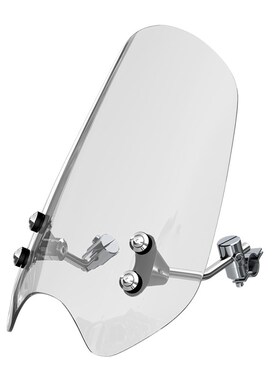 骑仕牛适用于摩托车无极 CU250前挡风玻璃太子风挡改装挡雨板配件