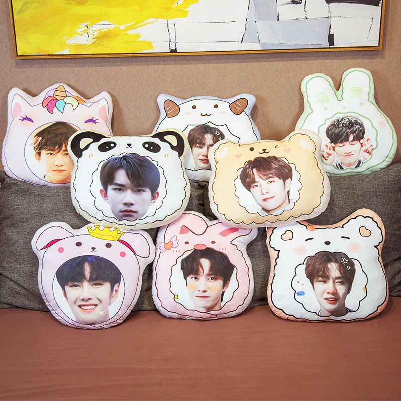 可爱兔子毛绒玩具定制玩偶公仔diy抱枕睡觉布娃娃情侣人形照片