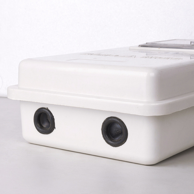 玻璃钢单相电表箱明装单户一表位透明电表盒平门室外防盗防水防火