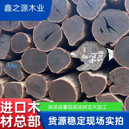 所罗门大叶紫檀原木木板材料 东非黑黄檀雕刻工艺品黑檀乌木木棒
