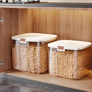 猫粮储存桶狗粮密封桶防潮储粮桶宠物粮食密封猫粮罐家用收纳盒子