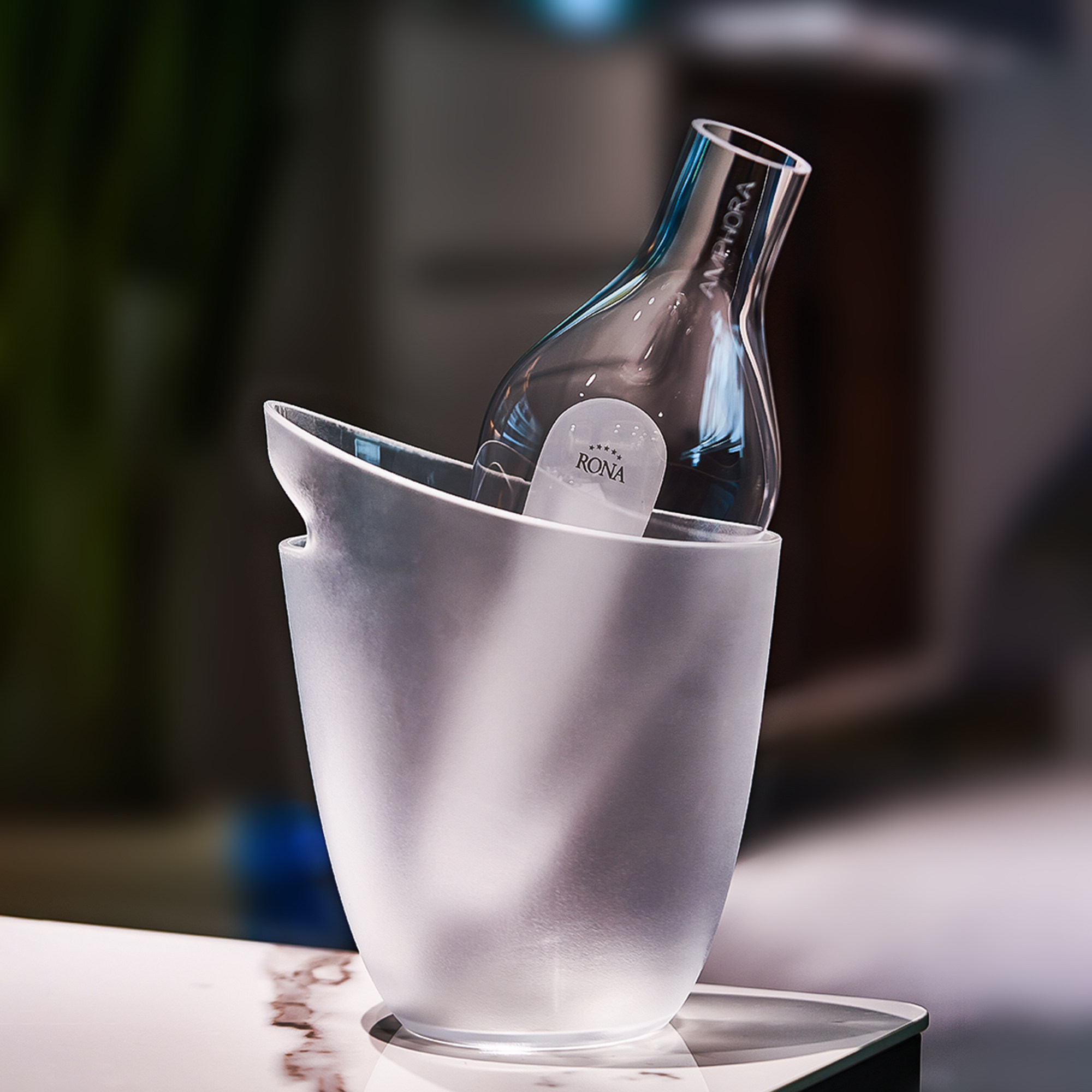 RONA手工水晶玻璃锥形醒酒器