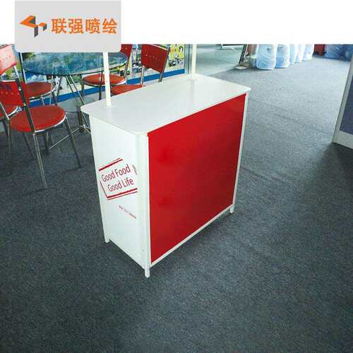 促销台展示架加强型铁质折叠移动广告铝合金促销招生桌超市试吃台