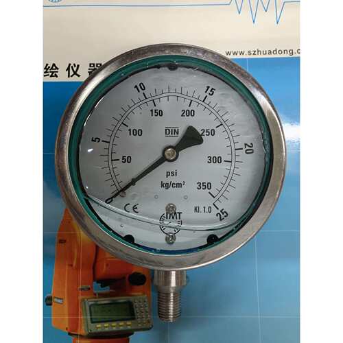 304不锈钢IMT耐震压力表YN100油压表水压表表盘100MM