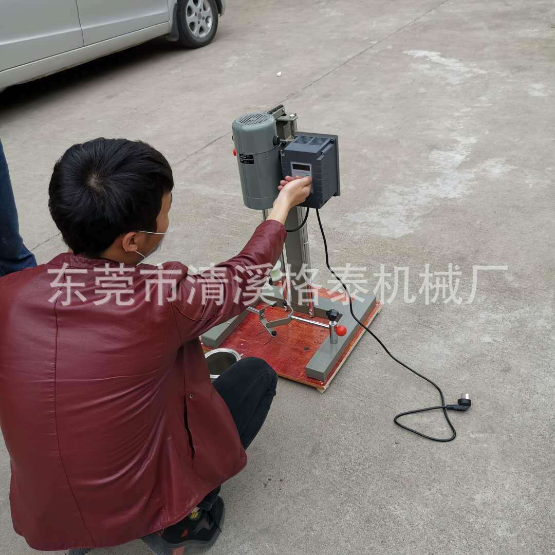 400W实验室搅拌机 小型电动混合机 无调速速分散机 两相电