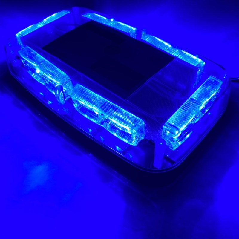 超亮汽车LED爆闪灯应急灯救护车蓝色灯12-24v 警示灯救援灯开道灯