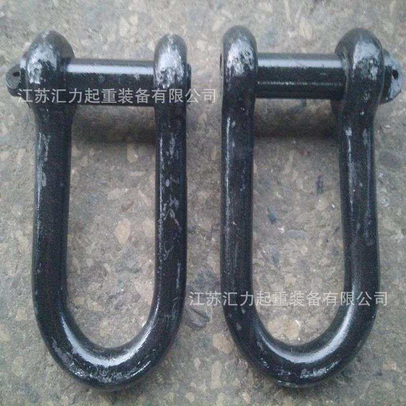 直供非标起重u型环U型卸扣5t 锻打高强卸扣国标重型镀锌渡黑卸扣
