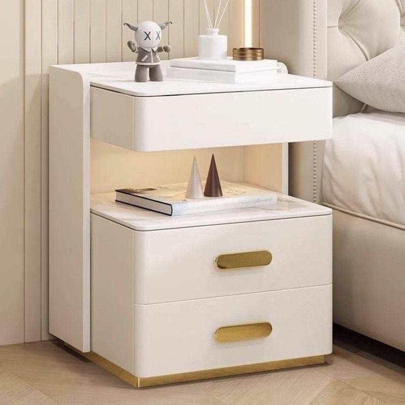 轻奢实木智能床头柜-Multifunctional松木系列-E0级安全环保-免安