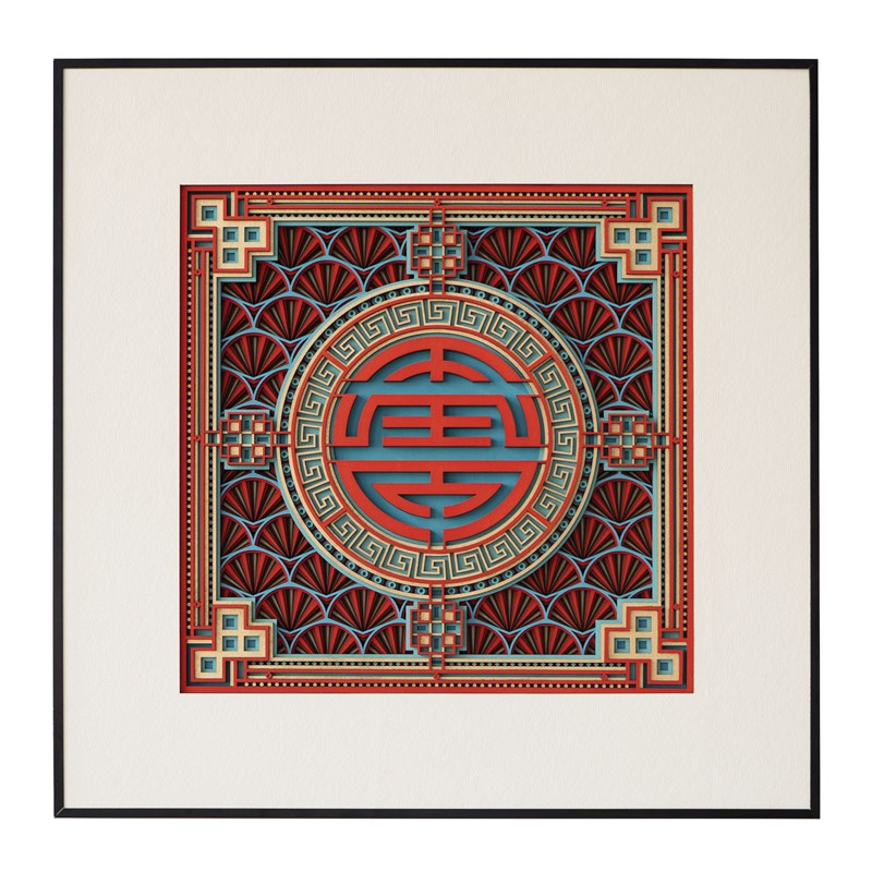 梯木叠雕新入式百餐图挂画走廊中户玄关装饰画3d寿厅墙面装饰创意