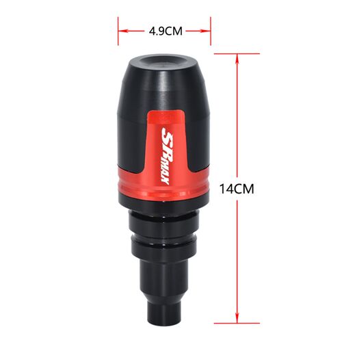 阿普利亚SRMAX300 sr-max250/250GT 改装排气管防摔棒胶 保护球杆