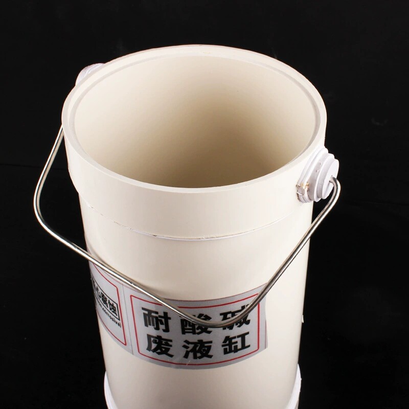 实验室废液缸圆形螺纹口方液桶废形废液回收桶耐酸碱圆废形液缸