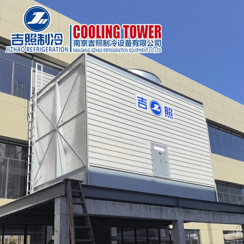 玻璃钢方形冷却塔100吨200吨500吨800暖通系统配套横流降温冷却塔