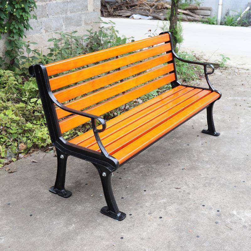 厂家直供户外公园休闲椅带扶手铸铁长条排椅塑胶木座椅,商业/办公家具,公共椅,淘宝优惠券,粉丝福利购,淘宝优惠卷