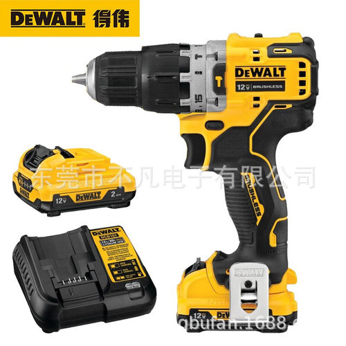 得伟(DEWALT)DCD706D2-A9冲击钻无刷锂电12V手电钻电动螺丝刀