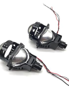 汽车led前大灯3寸K5双光透镜H4H7无损通用改装远近一体聚光大功率