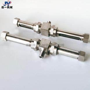 不锈钢三通玻璃管式液位计三通玻璃管油位计三通玻璃管水位计