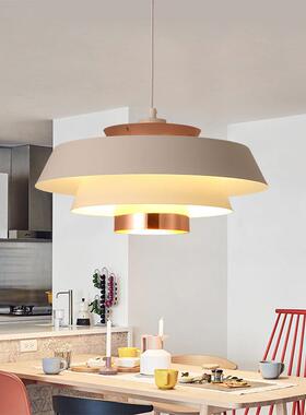 现代简约铁艺吊灯个性白色ph北欧设计创意客厅卧室led餐厅吊灯