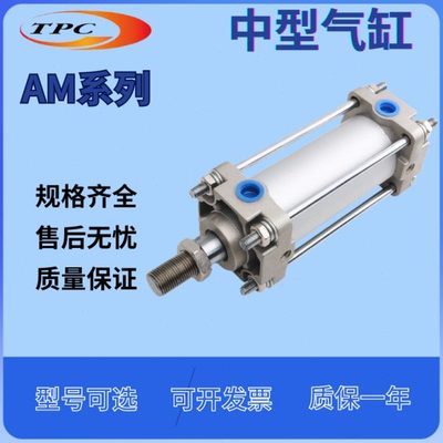 TPC中型气缸AMF/AML/AMBN40/50/63/80/100-25 50 75 100 150 200J