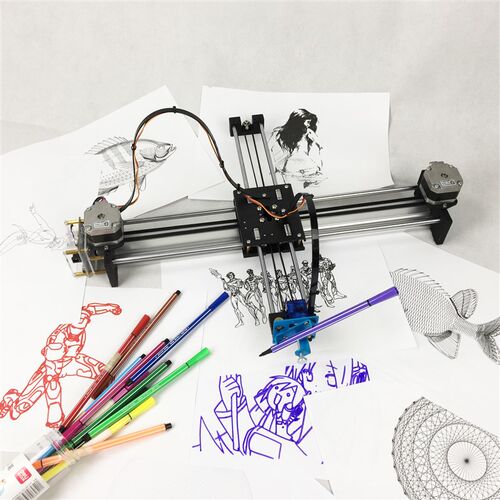 axidraw idraw 写字机器人 全金属 机器人套件 仿人手写