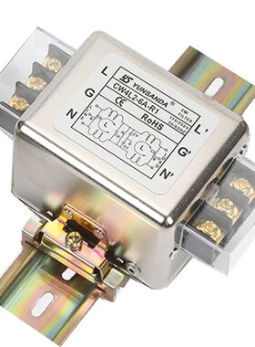 单流交相220V导电式CW4L2-30A-R1轨源滤波器EMI抗干扰