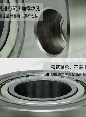 KKD双轴不带卡簧方法兰组件带座轴承BGSC BFR12固定轴承座17-50