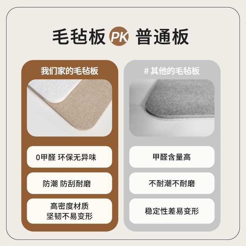 儿童房间布置墙面软包床围床侧护墙板防撞毛毡板diy创意云朵墙贴