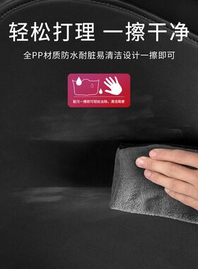 北京现代新胜达后备箱尾门防护垫ix45汽车尾箱贴防踢垫改装饰配件