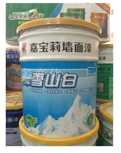 漆 净味雪山白墙面漆 内墙乳胶漆 JRM2300  25kg20kg