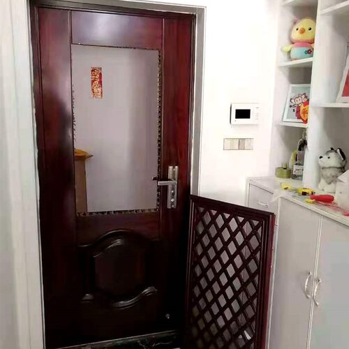 防盗门开口加装通风窗 改装安装通风门 透气换气门中门防盗门加窗