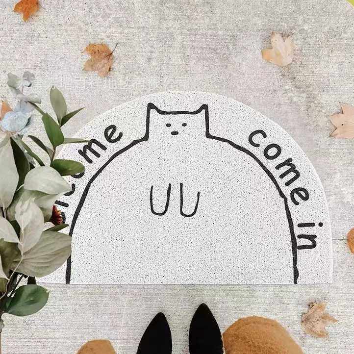 现代家用入户门防滑地垫简约PVC可裁剪丝圈进门脚垫玄关地毯,家庭/个人清洁工具,地垫,淘宝优惠券,粉丝福利购,淘宝优惠卷