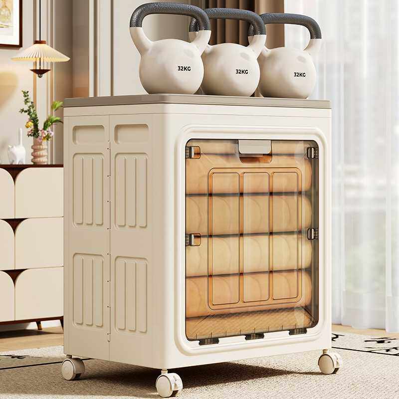 衣物收纳箱家用大容量翻盖卧室衣物被子整理箱折叠收纳柜储物柜,收纳整理,收纳柜,淘宝优惠券,粉丝福利购,淘宝优惠卷