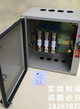 熔断式铁壳负荷开关 HH12-315/3 防尘铁盒开关