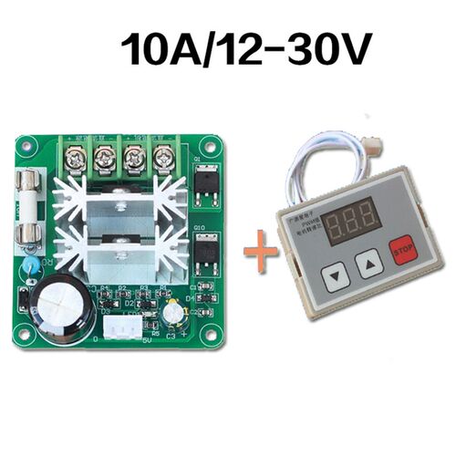 直流风机风3烤炉电机pwm无2变速调速开关调速器 1级-48V5A10A扇0A