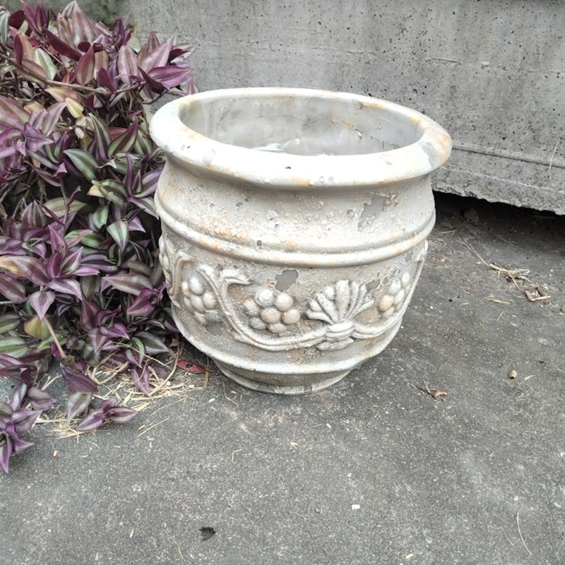白桦树皮庭院大号陶罐景观土陶粗陶红陶花盆花瓶摆件陶瓷大码陶盆