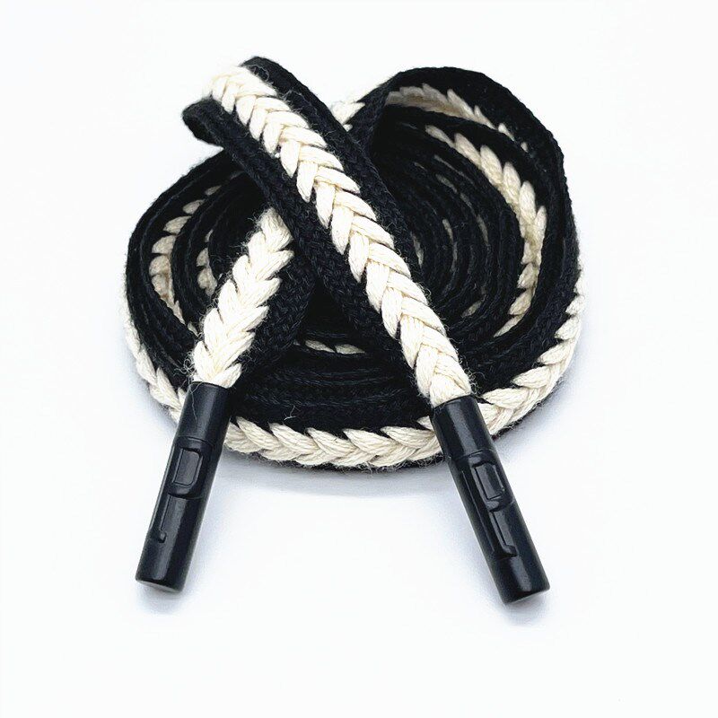 包邮1.5cm宽扁绳双色全棉卫衣绳带裤腰带绳帽带帽绳抽绳裤头绳子