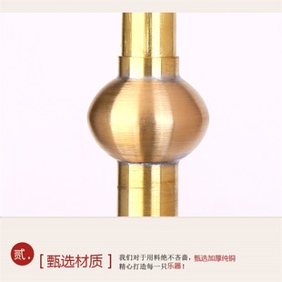 红铜缩工加厚大汉号伸手三节号民族长号纯白喜事开路号