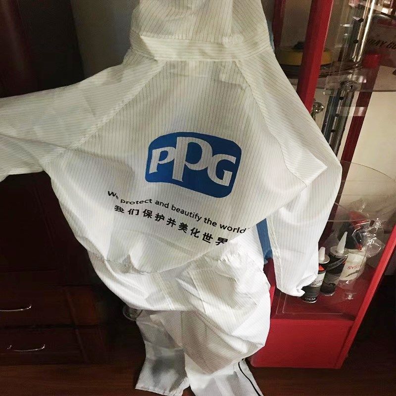 P服G静电防护作无尘服汽车喷漆连体防护化学粉尘工服P男女通用