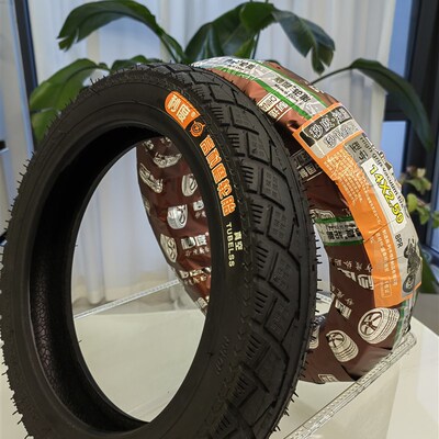 电动-真空胎14X2.50(64车2层4)电瓶车防爆真空轮胎65加厚送气嘴