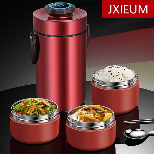 超长保温饭盒真空焖烧桶大容量多层不锈钢保温桶上班族学生便当盒