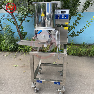 温州鱼饼成型机 全自动不锈钢墨鱼饼成型设备 汉堡虾饼成型机