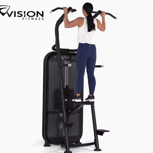 乔山VISION辅助式引体向上S601双杠臂屈伸训练器健身房运动器材
