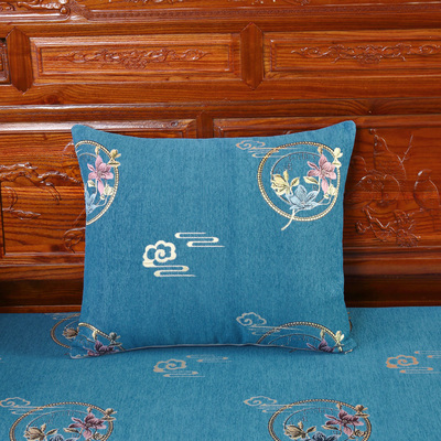 中式实木沙发坐垫配套方形抱枕pp棉枕芯抱枕靠枕灰色红色绿色抱枕