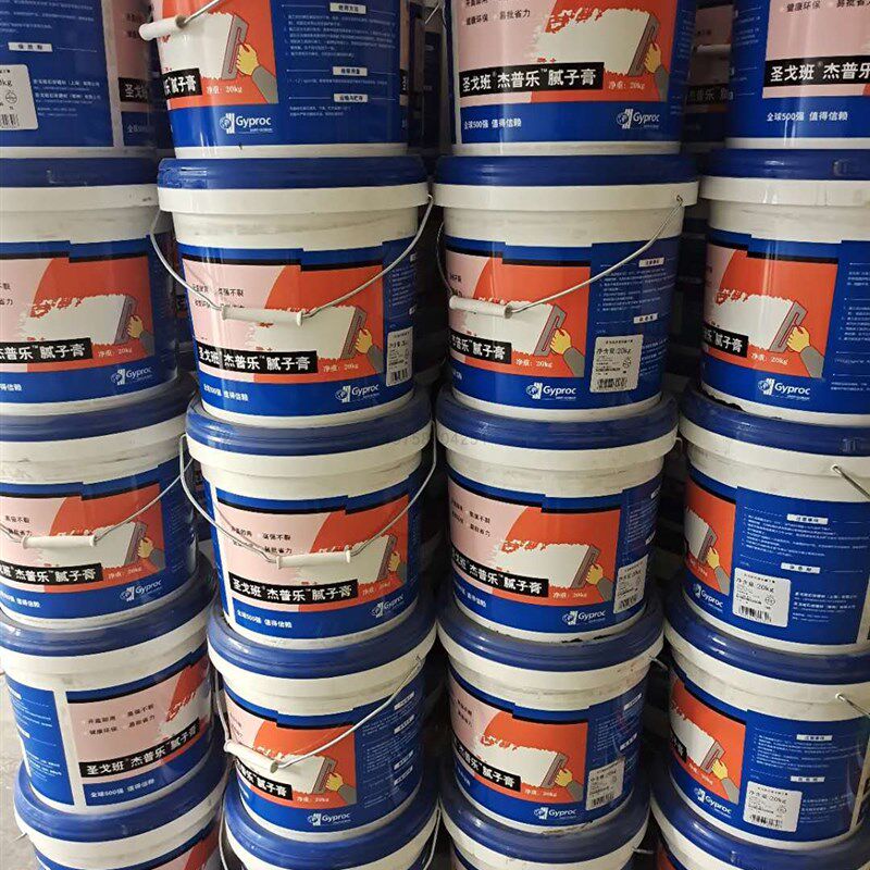 圣戈班防水腻子膏墙墙膏补霉修补翻新家用室内墙体防面防潮乳胶漆