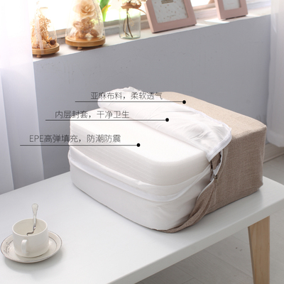 亚麻蒲米坐垫可拆洗地板加式日厚榻榻团垫子布艺家用冬季茶几坐垫