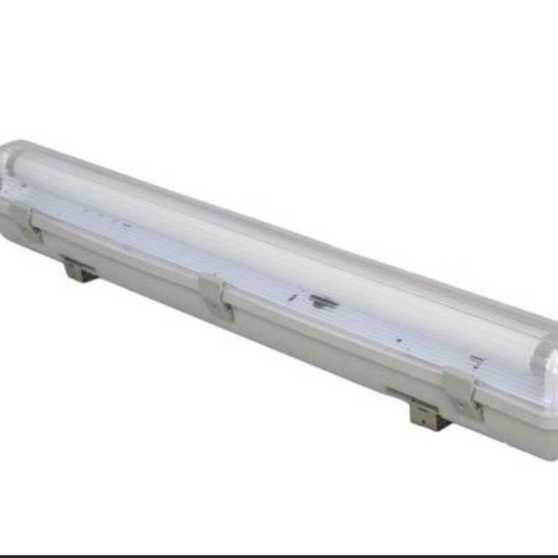 一字长条t5灯管全套led单日光灯铝材天花灯盘 荧光灯具明装面板灯