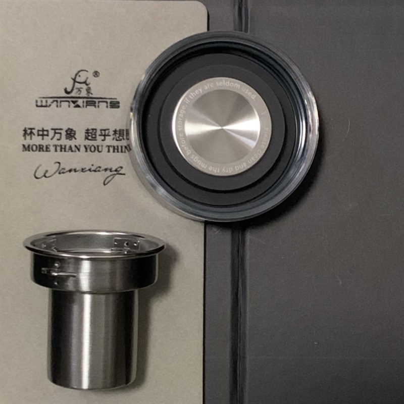 玻璃杯配件原装杯盖过滤网密封圈 单卖玻璃杯体茶漏水晶盖子