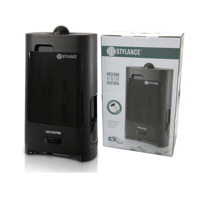 跨境沙龙智能碎发器发廊专用自动吸头发收纳桶垃圾吸尘机厂家