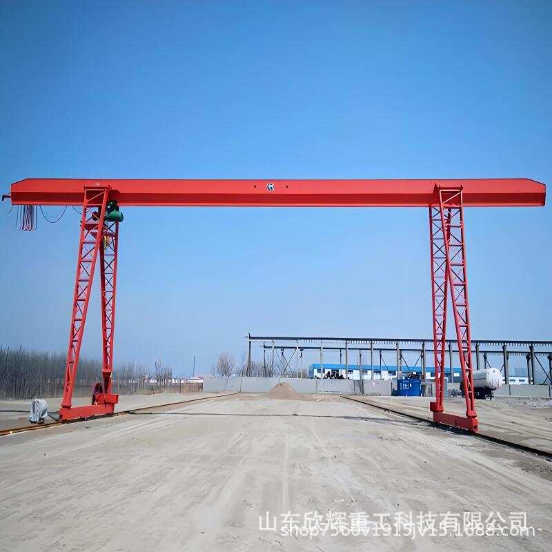 龙门吊起重机室外大型10/20吨可移动单梁悬挂MH包厢式门式起重机