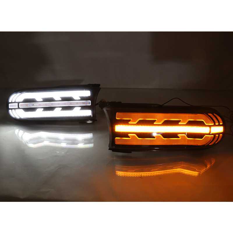 适用于07-21年丰田FJ 酷路泽陆地巡洋舰日行灯改装LED转向