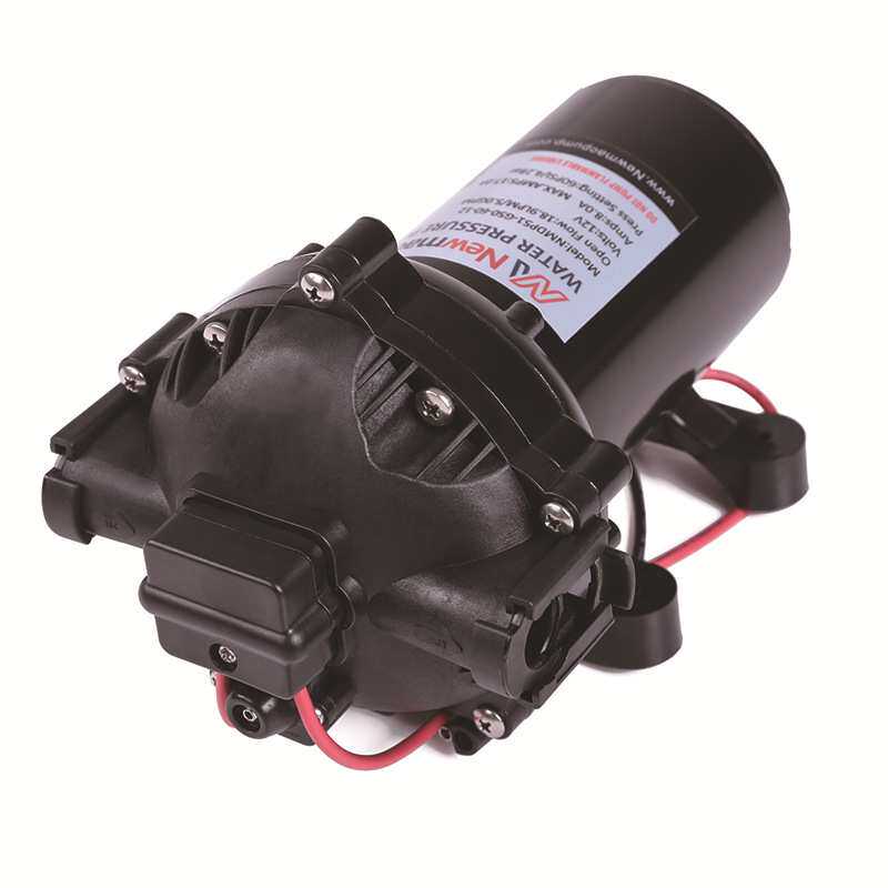 51款隔膜泵12v24v直流游艇泵增压泵自吸泵高压清洗泵农业灌溉